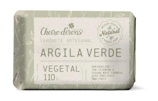 Sabonete de Argila 110g Cheiro de Ervas