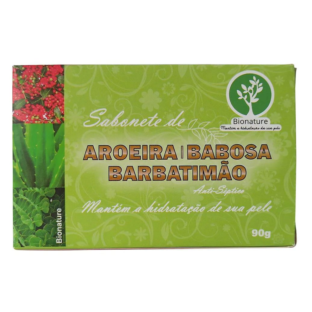 Sabonete de Aroeira Babosa e Barbatimão 110g Bionature