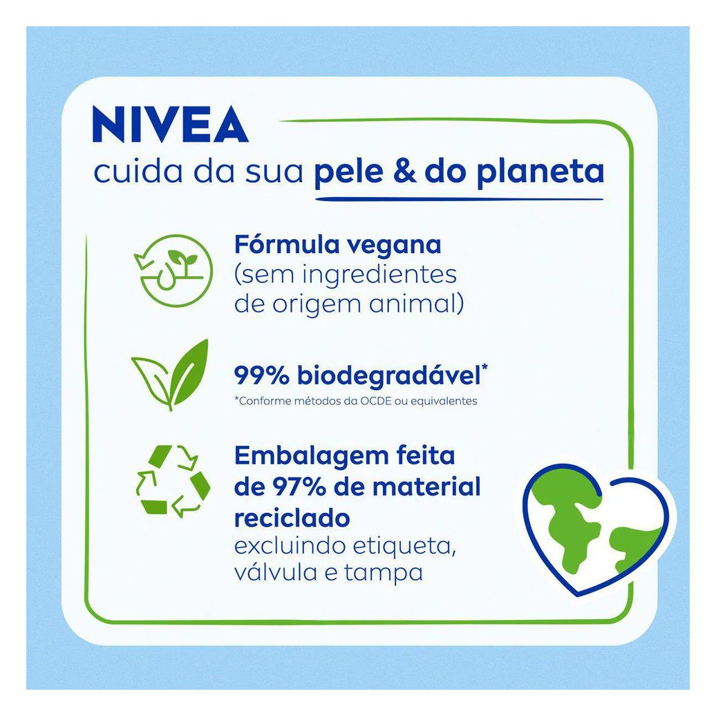 Kit Nivea Demaquilante Bifásico 125ml + Água Micelar 7 em 1 Refrescante 200ml + Mousse de Limpeza Facial 150ml