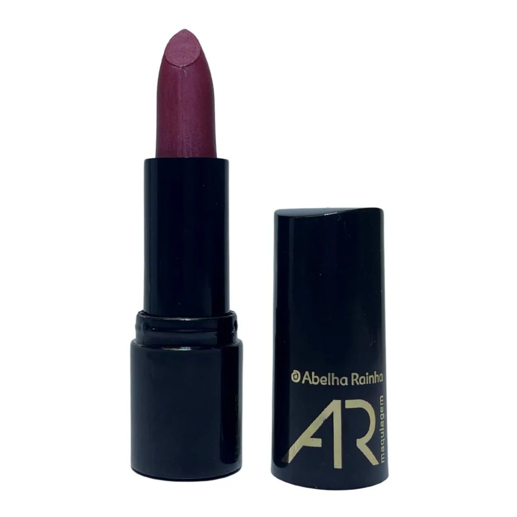 Batom Lipchick 3 em 1 Vinho Tinto Fps 15 Ar Maquiagem Abelha Rainha 4g