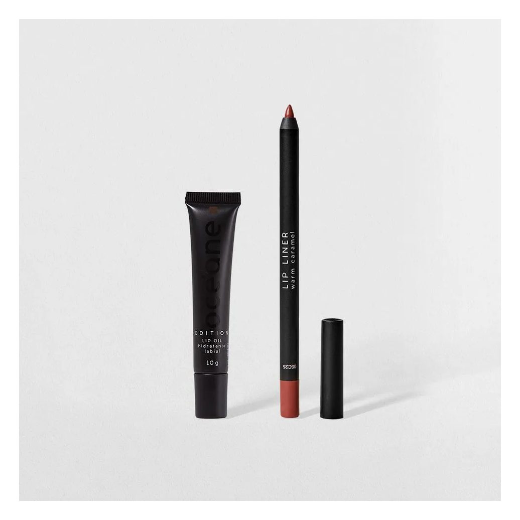 KIT LIP OIL COCOA + LáPIS LABIAL MARROM OCéANE EDITION (2 PRODUTOS)