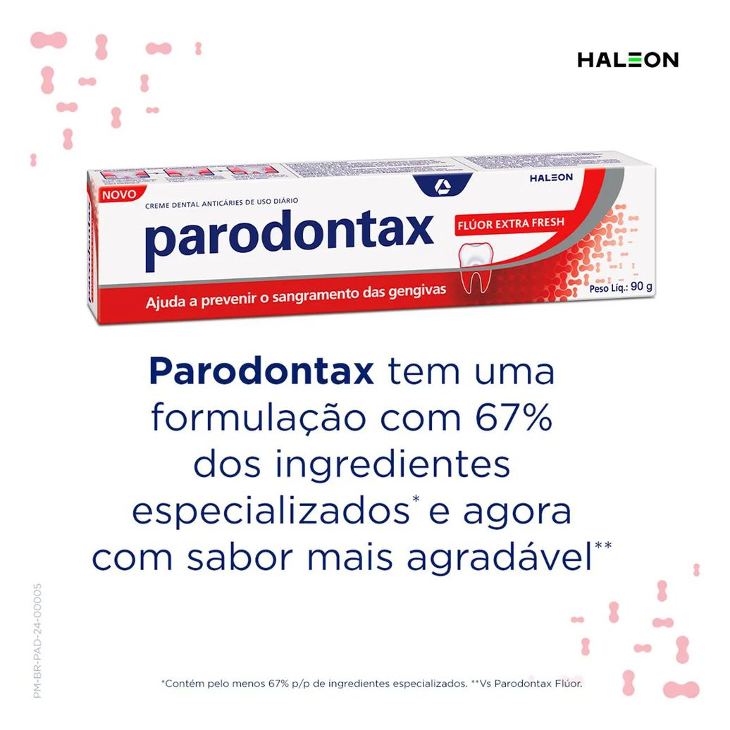 Creme Dental Parodontax Flúor Extra Fresh 90g