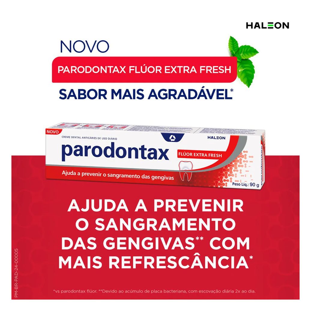 Creme Dental Parodontax Flúor Extra Fresh 90g