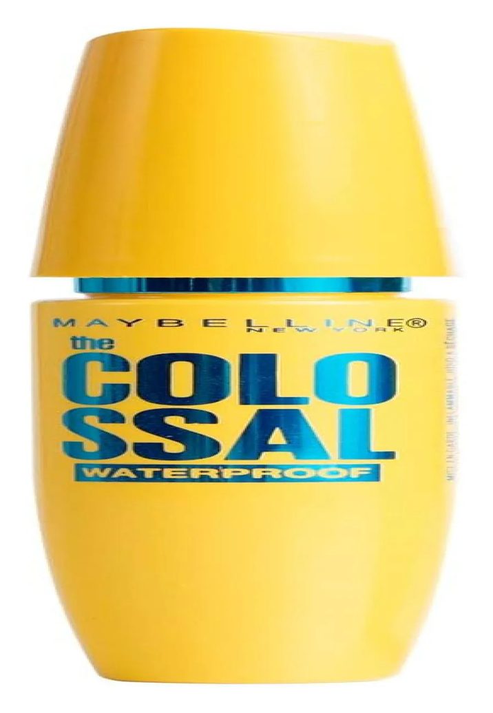 Máscara de cílios maybelline the colossal waterproof - á prova d'água - tonalidade glam black