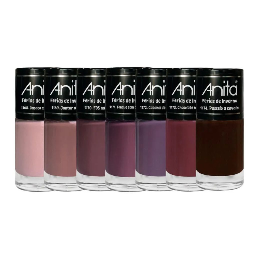 Kit Esmalte Anita Coleção Férias de Inverno
