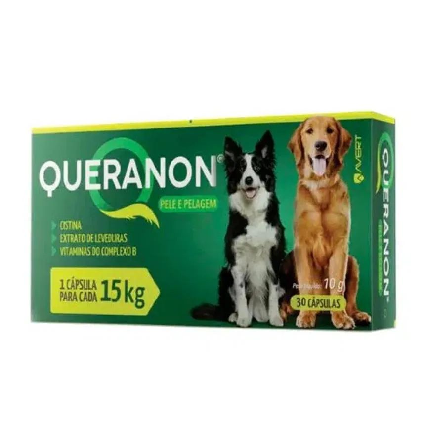 Queranon Medium Size - Cães Até 15kg -10g - 30 cápsulas