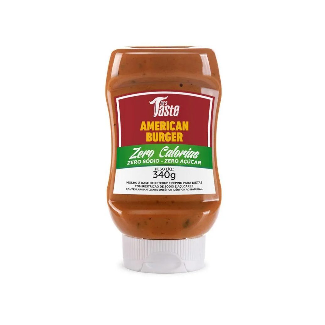 Molho Baixo Sódio e Baixa Caloria - Sabores - Sabor: American Burguer (340g)