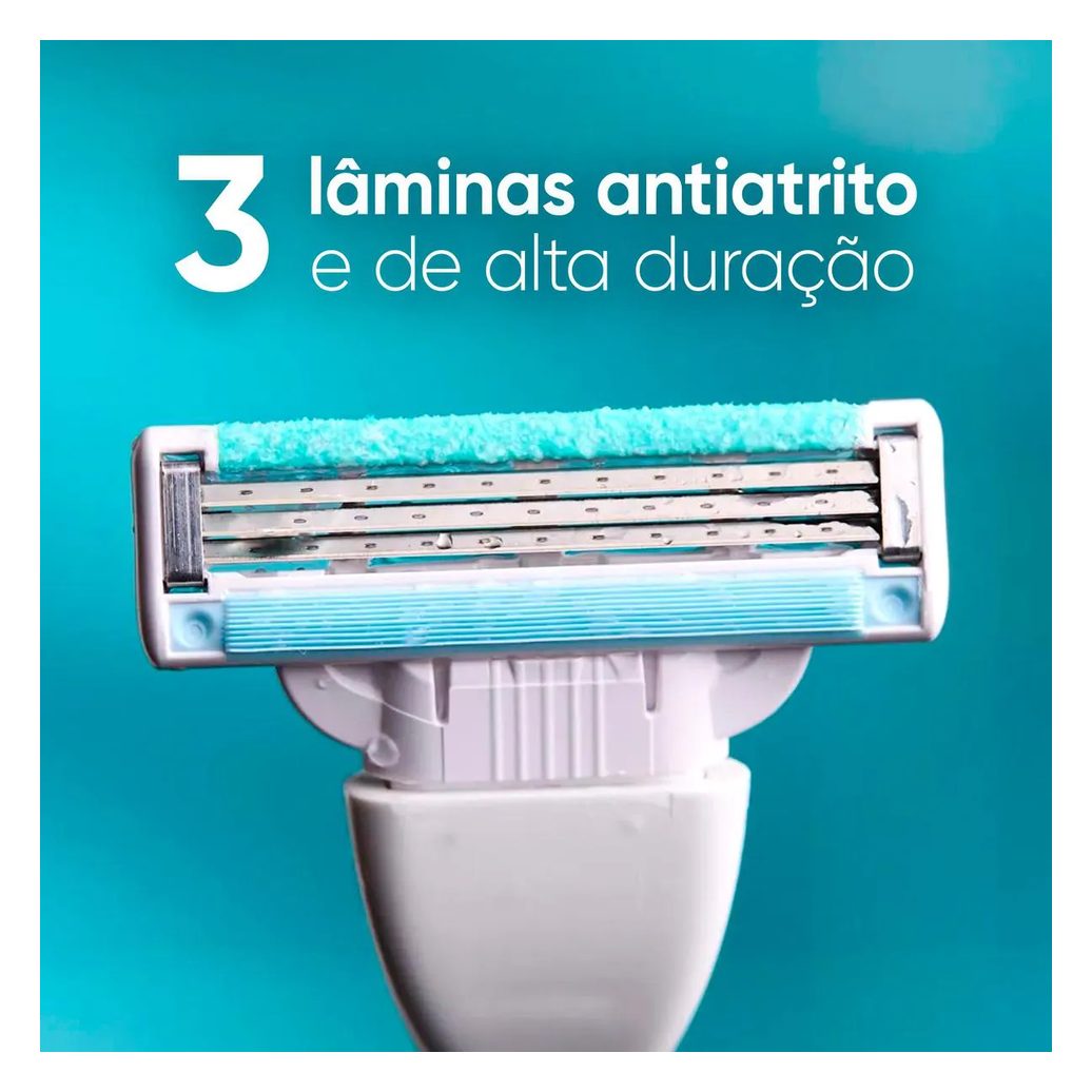 Carga para Aparelho de Depilar Gillette Venus Pele Sensível 4 unidades