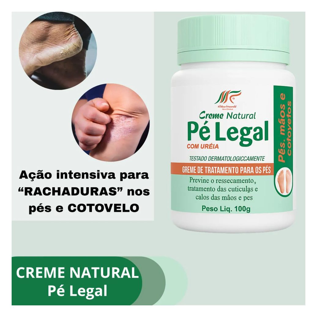 Creme de Uréia para Pés e Cotovelos Hidratação Intensa