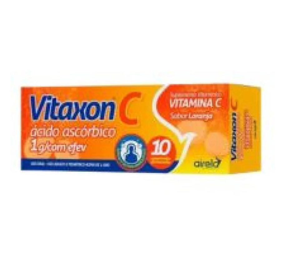 Vitamina C Efervescente Vitaxon C10 Unidades - Airela
