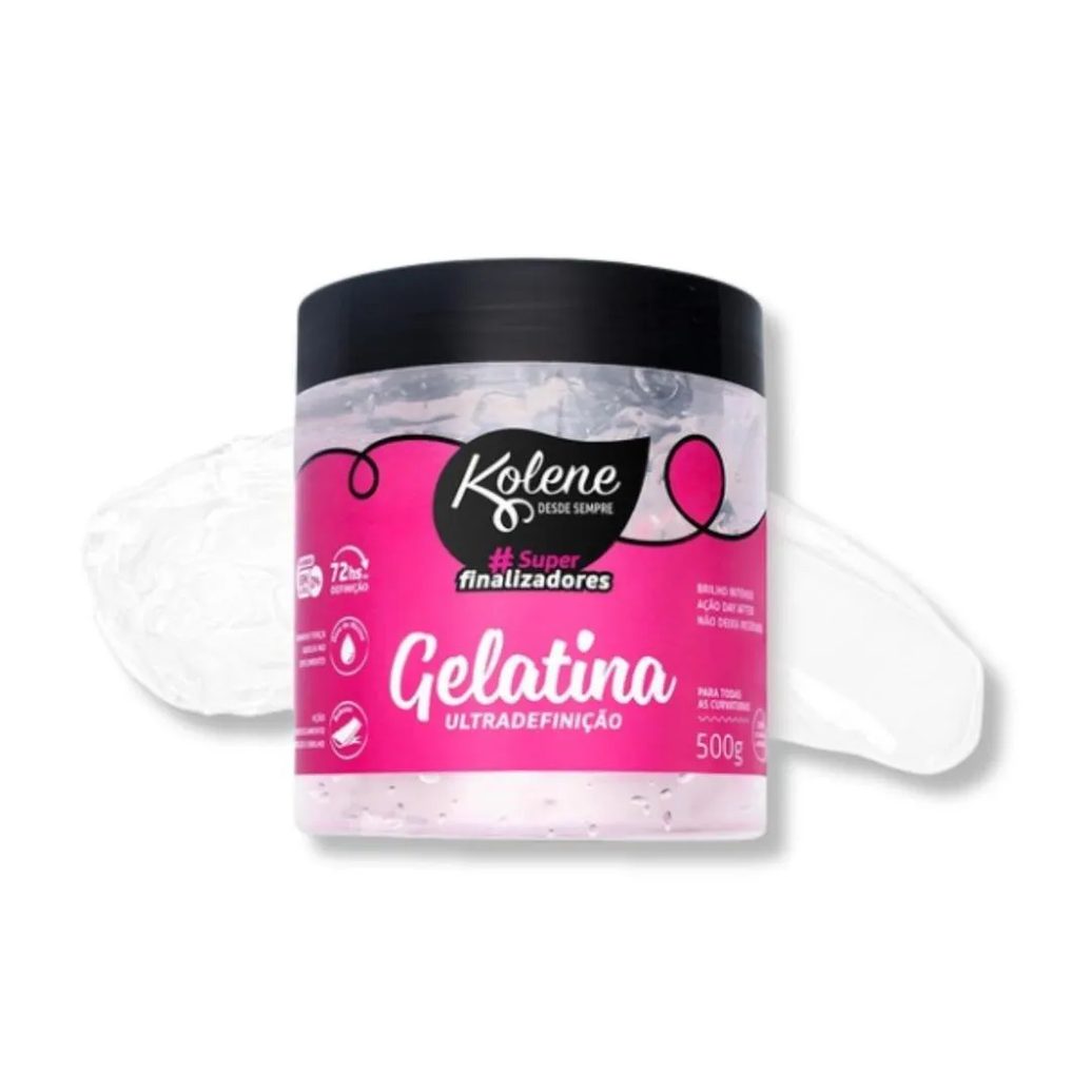 Gelatina Capilar Kolene #super Finalizadores Ultra Definição 500g