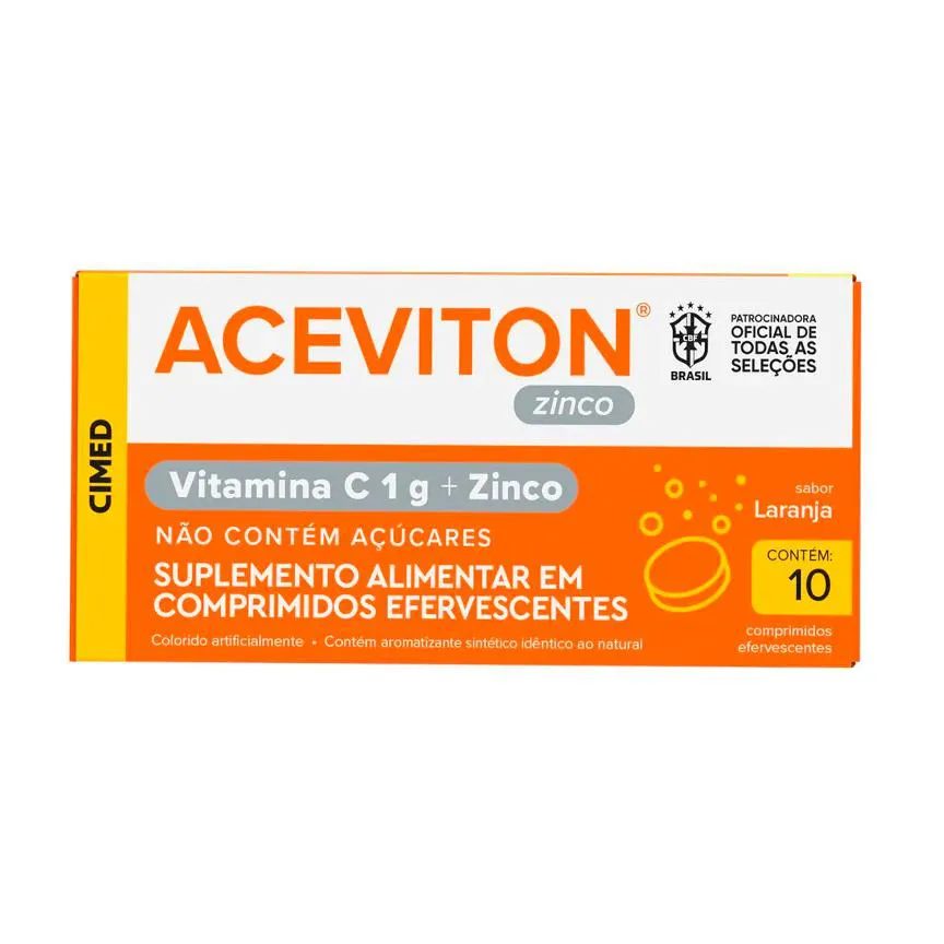 Suplemento Alimentar Aceviton Zinco 10 comprimidos - Cimed