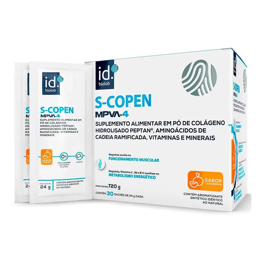 Suplemento S - Copen 30 Sachês Sabor Tangerina - Biolab