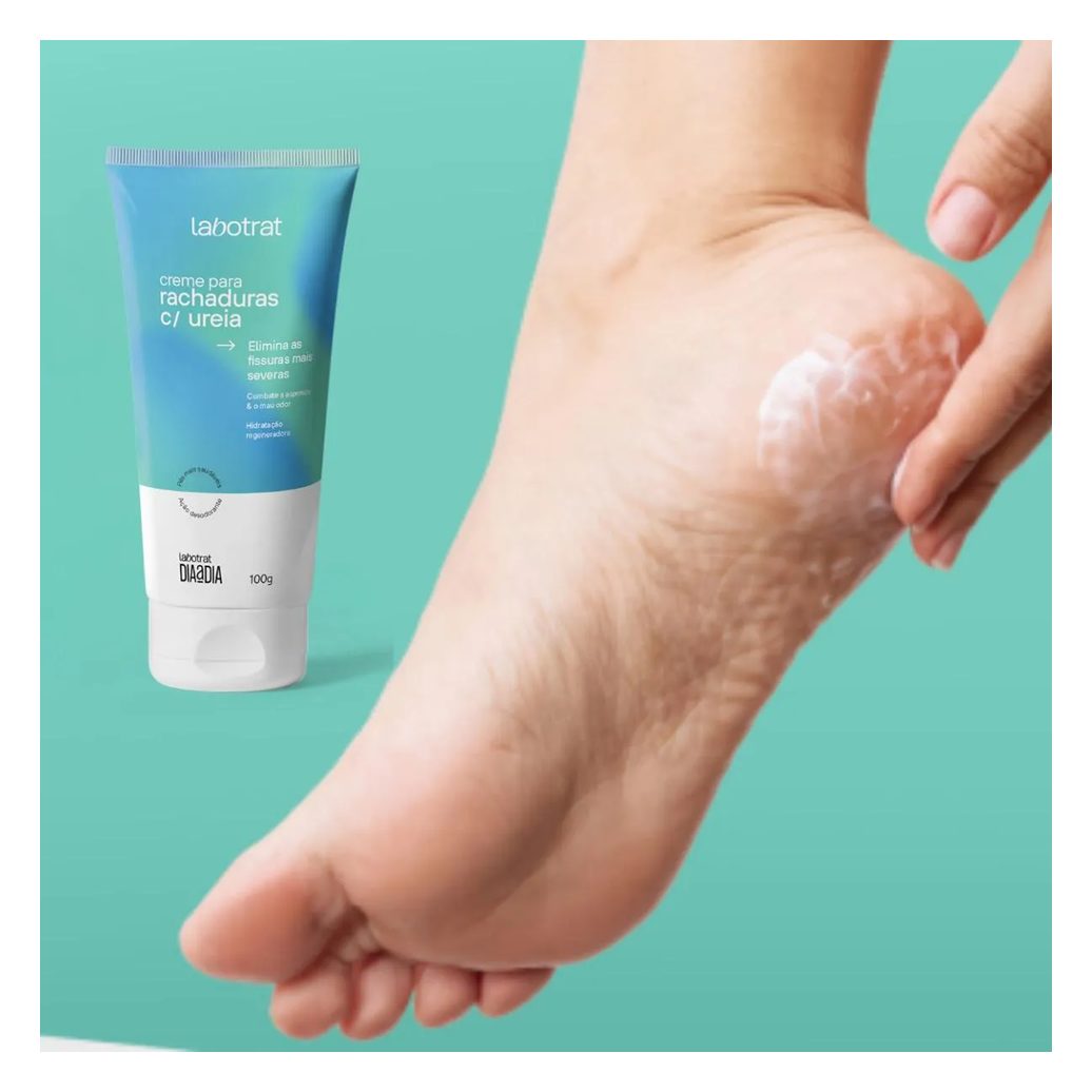 CREME DE RACHADURAS UREIA HIDRATAçãO REGENERA LABOTRAT 100G