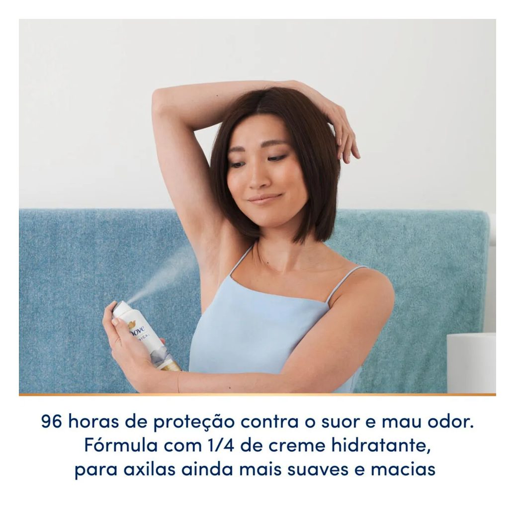 Desodorante Antitranspirante Aerosol Dove Clinical Original Clean Feminino 96h 150ml
