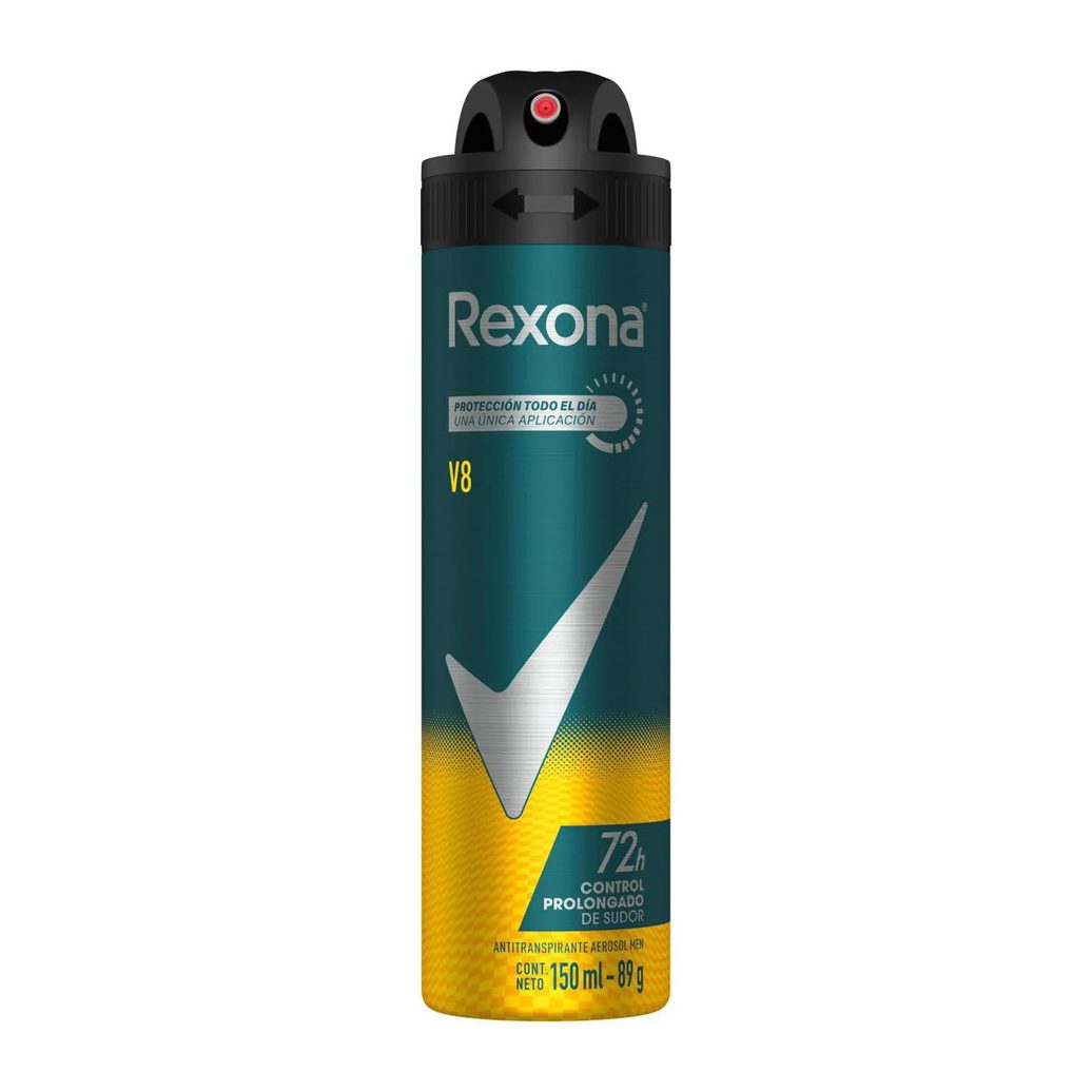 Desodorante Antitranspirante Aerosol Rexona Men V8 72h 150ml