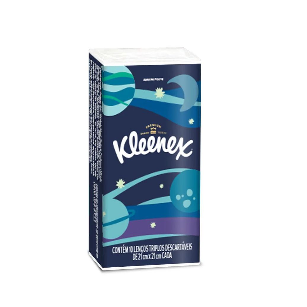 Lenço de Papel Kleenex 10 unidades