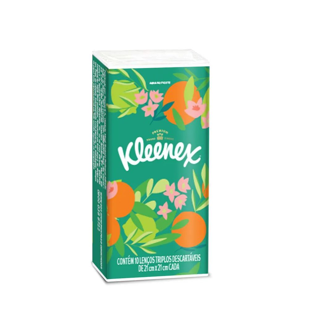 Lenço de Papel Kleenex 10 unidades
