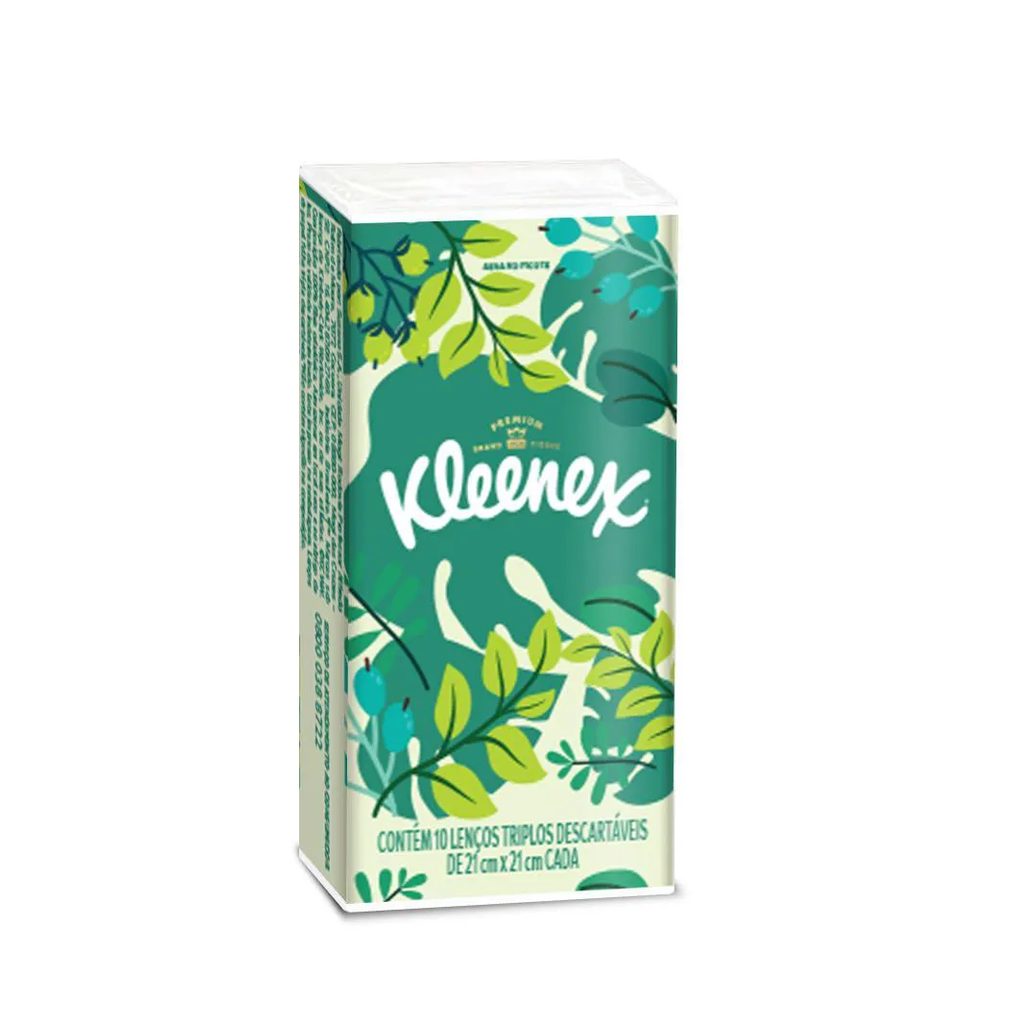 Lenço de Papel Kleenex 10 unidades