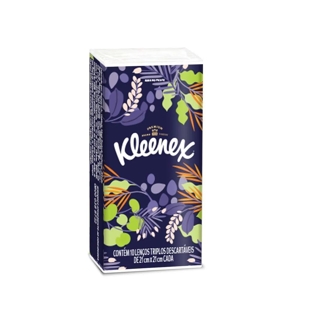 Lenço de Papel Kleenex 10 unidades