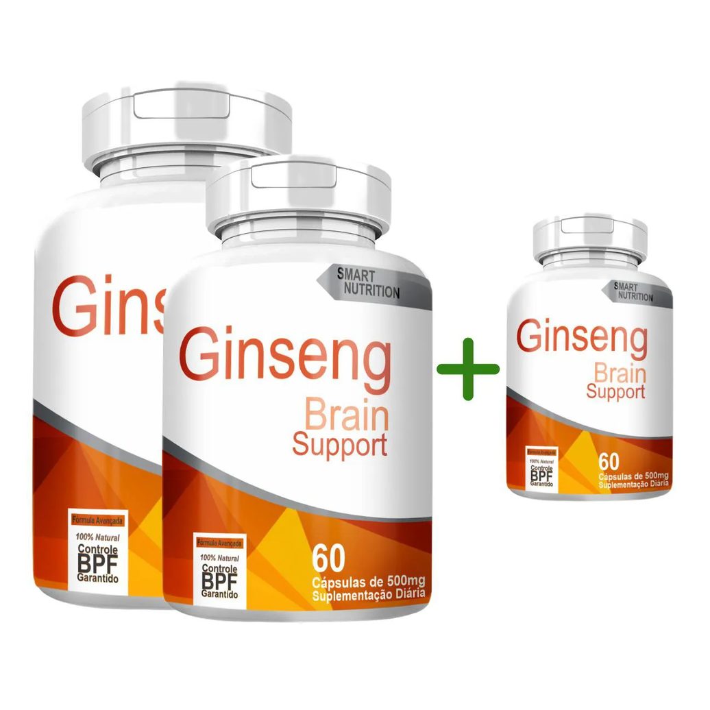 Ginseng Compre 2 Leve 3 com Total de 180 cápsulas