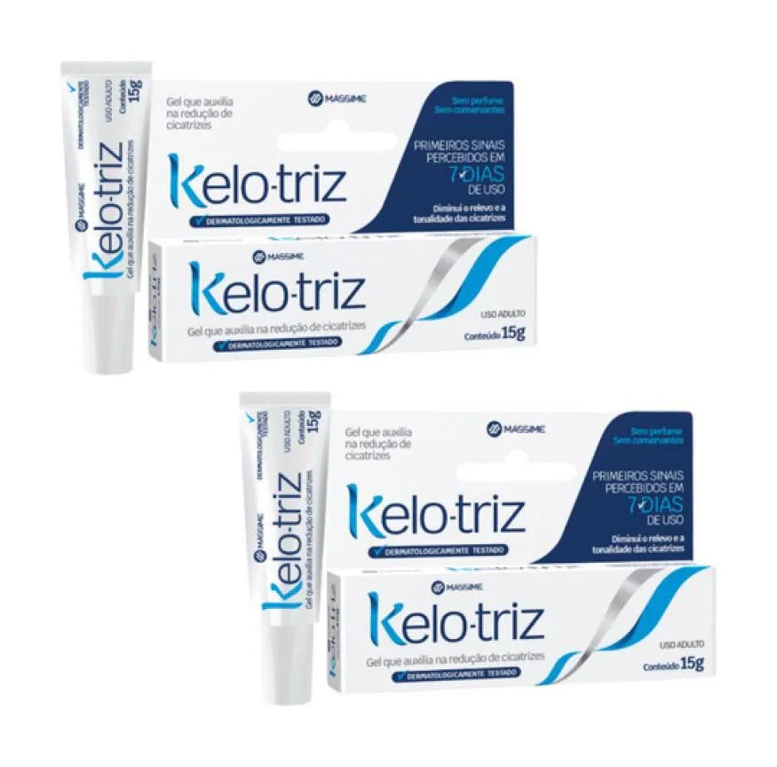 Kelo - Triz 15g - Tratamento Queloides e Cicatrizes