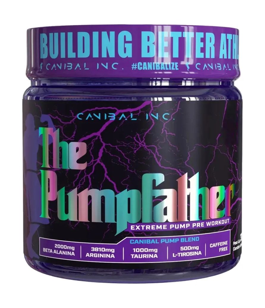 The Pump Father Pré sem Cafeína Sabor Limão 300g Canibal