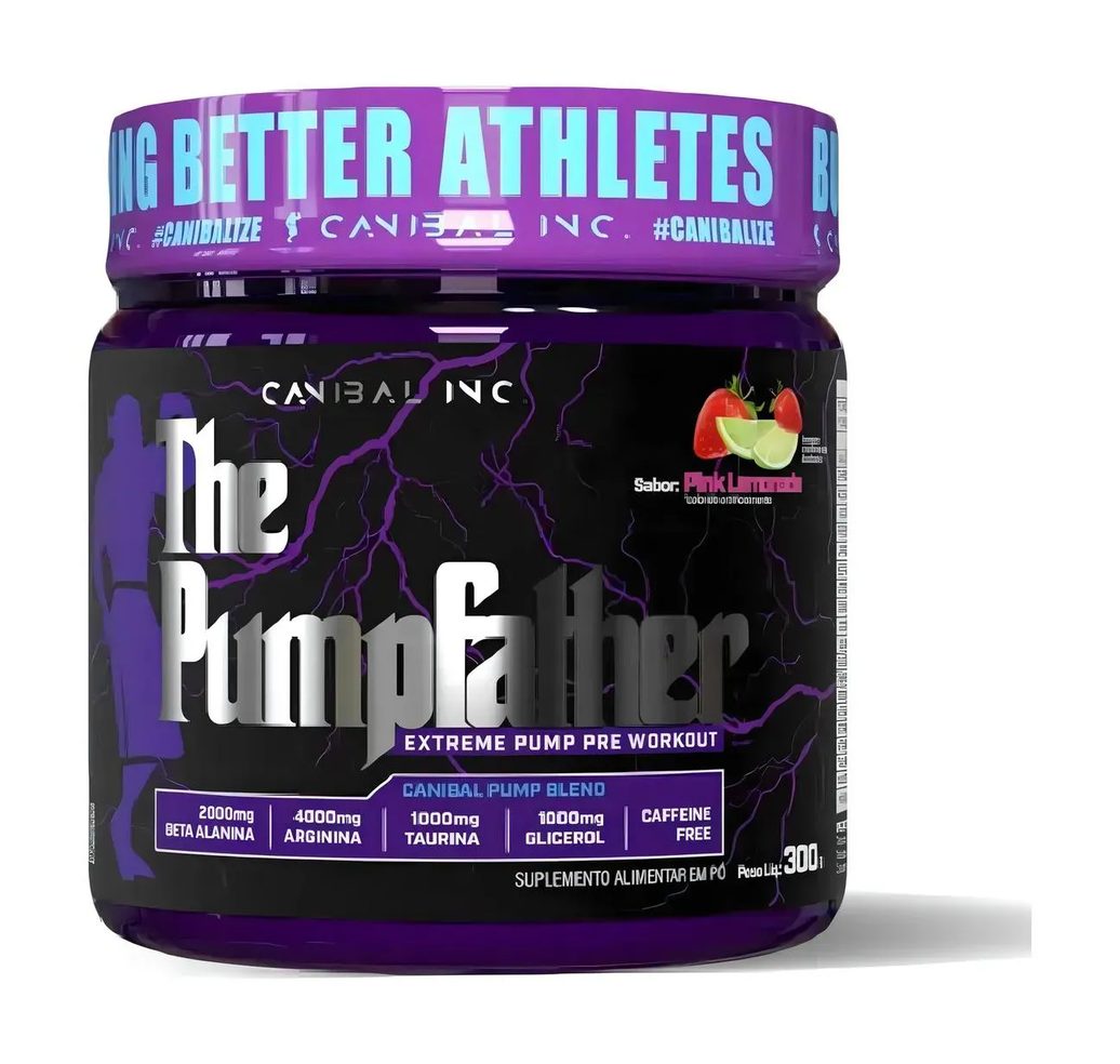 The Pump Father sem Cafeína Pink Lemonade 300g Canibal