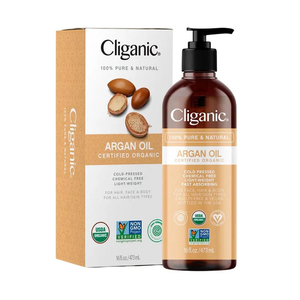 Óleo de Argan Orgânico Cliganic 473ml Importado