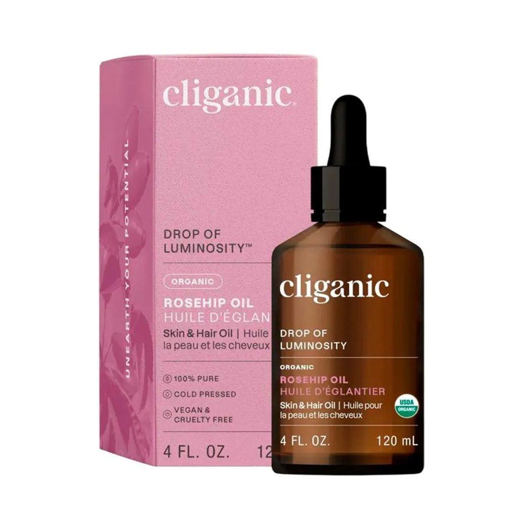 Óleo Rosa Mosqueta Orgânico Cliganic 120ml Importado