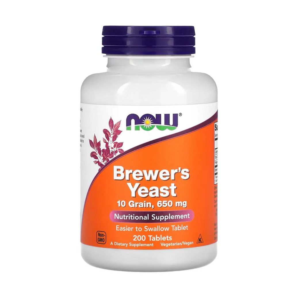 Levedura de Cerveja 650mg Now Foods 200 Tabs Importado