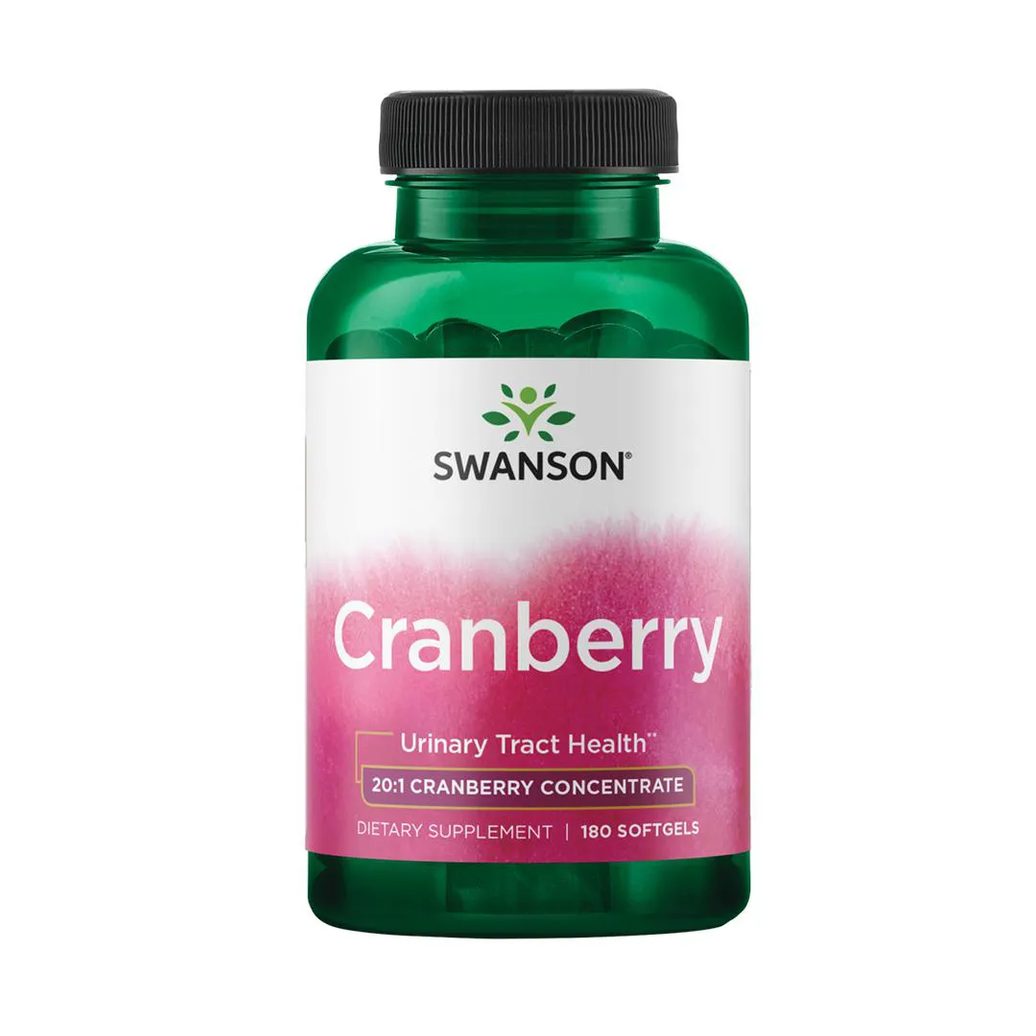 Cranberry Concentrado Swanson 180 Softgels Importado