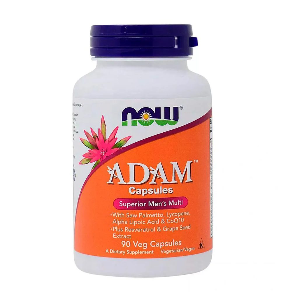 Multivitaminico Adam Now Foods p/ Homens 90 Cáps Importado