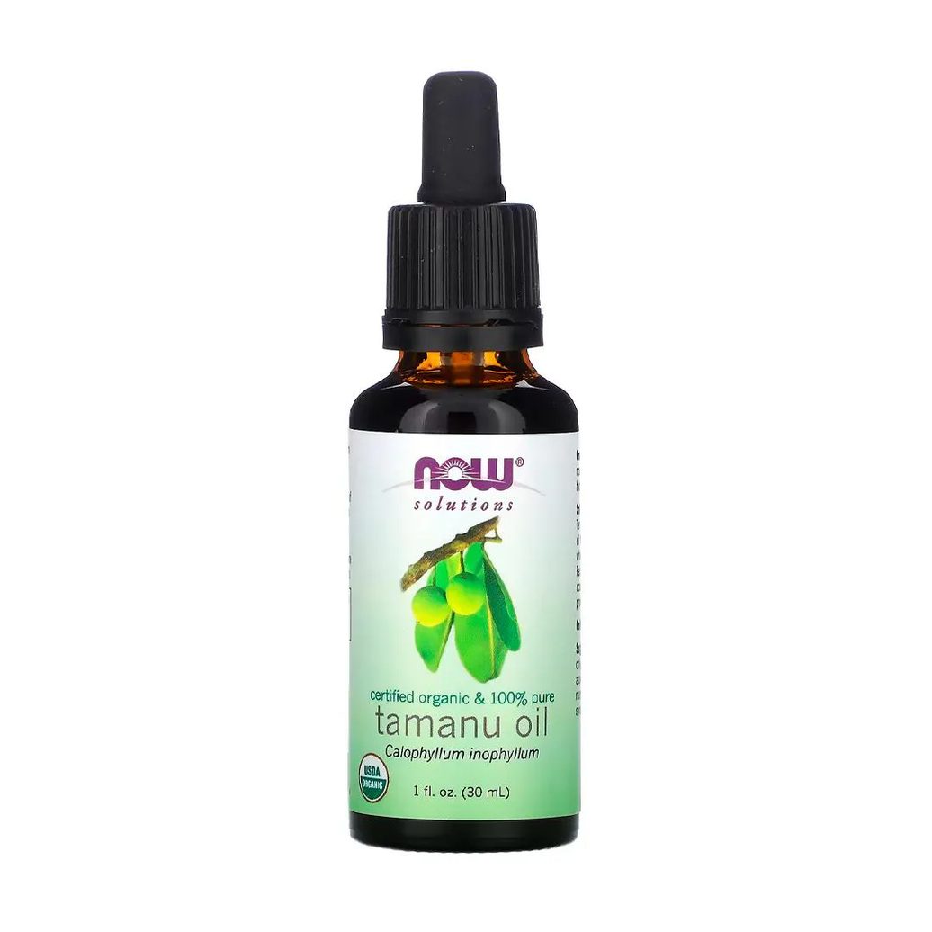 Óleo de Tamanu, Now Foods, Orgânico 30ml Importado