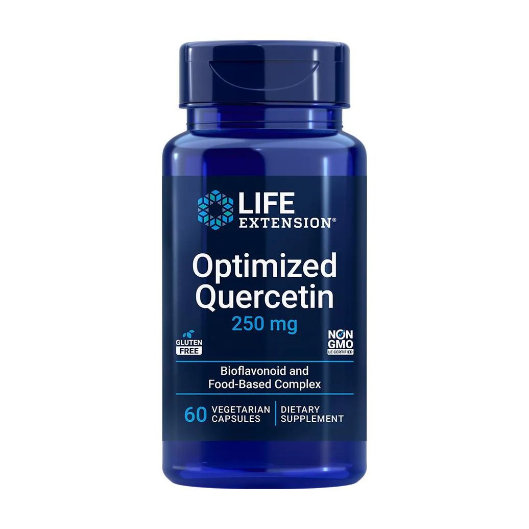 Quercetina 250mg Life Extension 60 Cápsulas Importado
