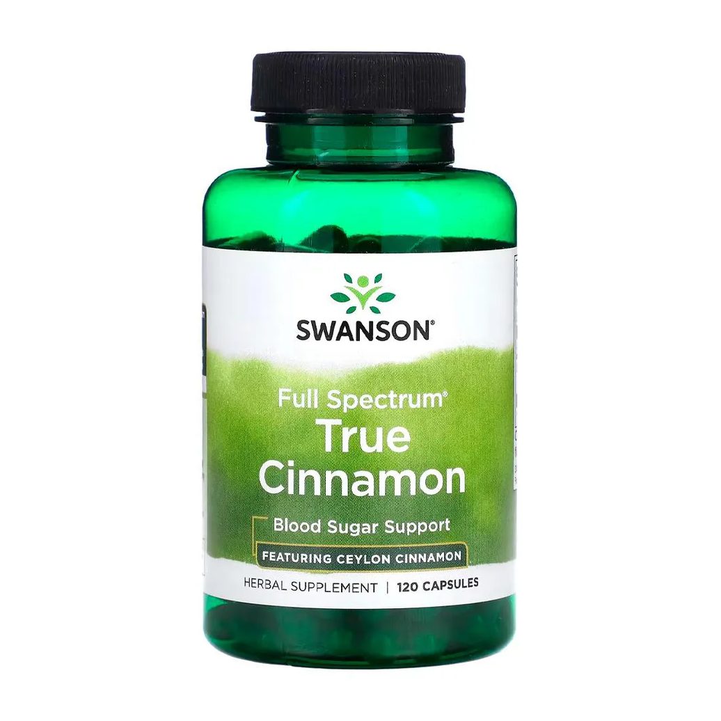 True Cinnamon Canela Ceilão Swanson 120 Caps Importado