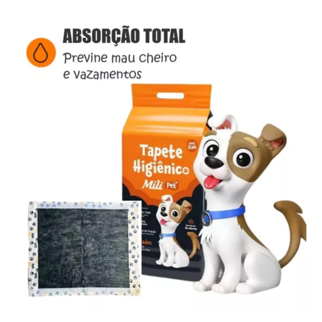 Kit C3 Tapete Higiênico C/ 7 Unidades - Mili Pet