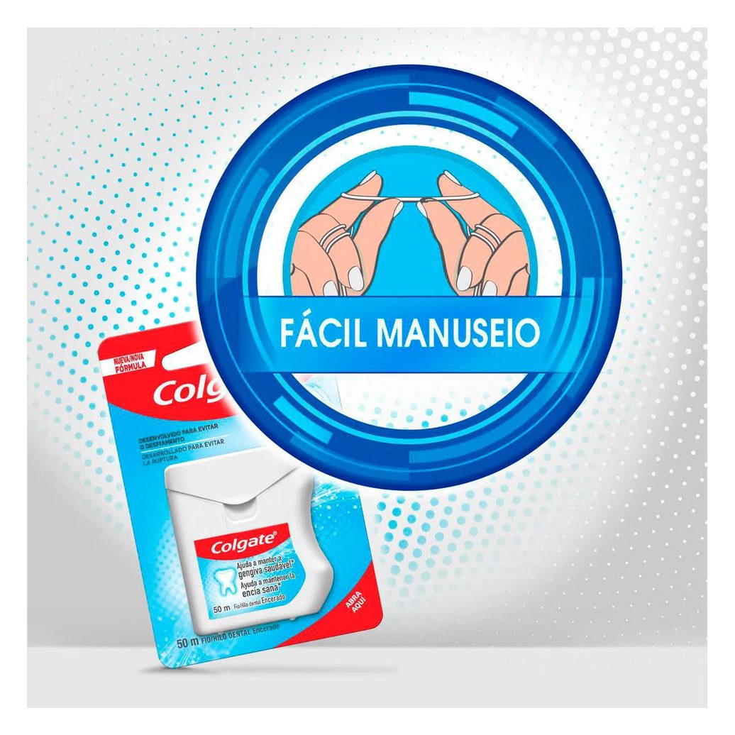 Fio Dental Colgate Encerado 50m