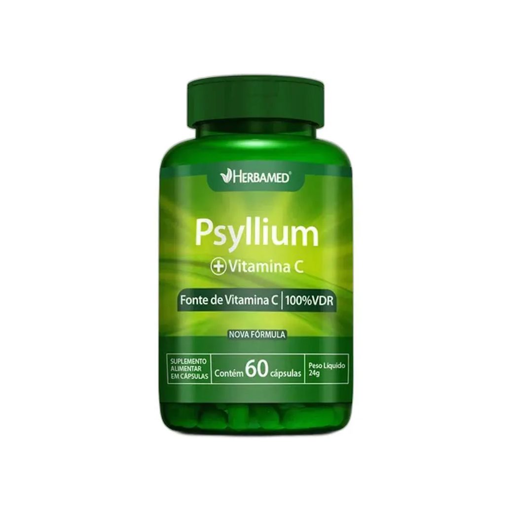 Vitamina C Psyllium 60 Cps - Herbamed