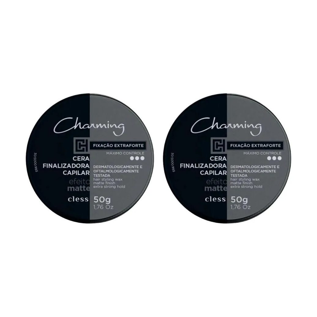 Cera Charming Capilar 50g Matte Extra Forte - Kit C / 2un