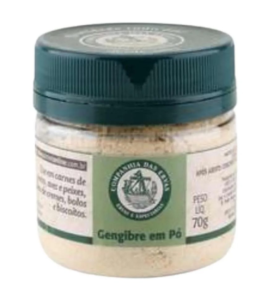 Kit 2X: Gengibre em Pó Companhia das Ervas 70G