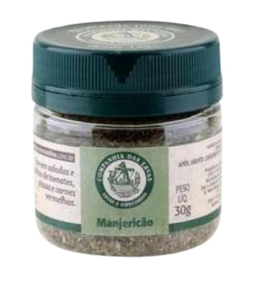Kit 2x: Manjericão Companhia das Ervas 30g