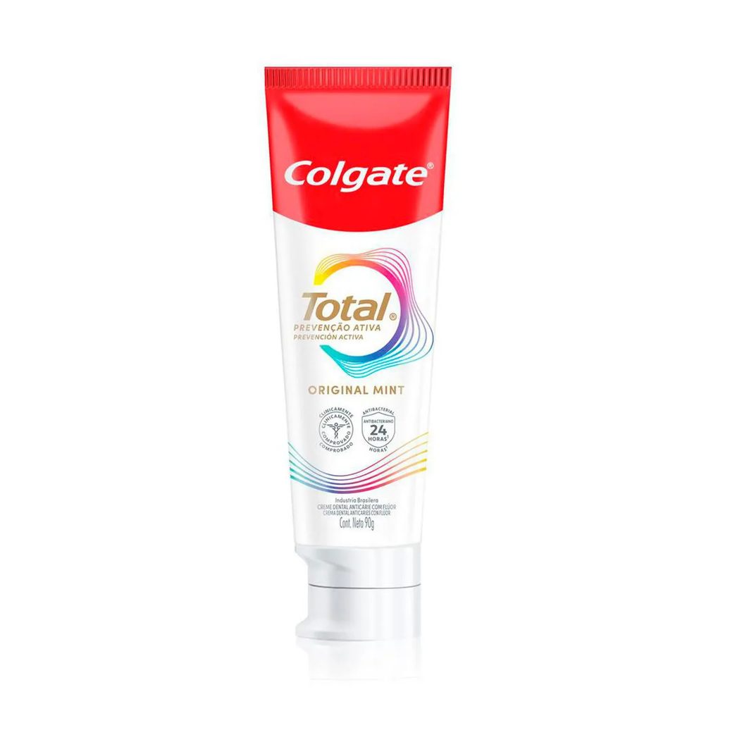 Creme Dental Colgate Total Prevenção Ativa Original Mint 90g