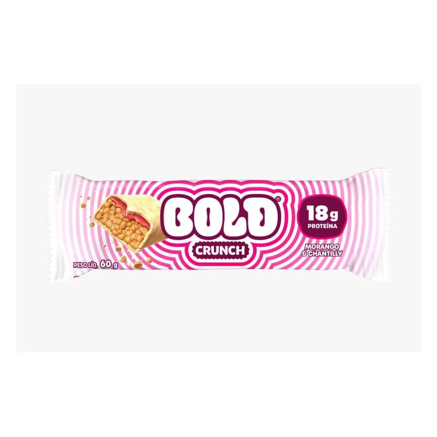 Bold Crunch Morango & Chantilly Bold Snacks 60g