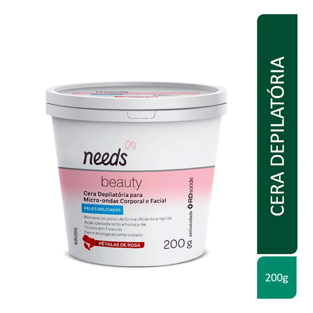 Cera Cremosa Facial Depilsam de Micro-ondas Mel 40g