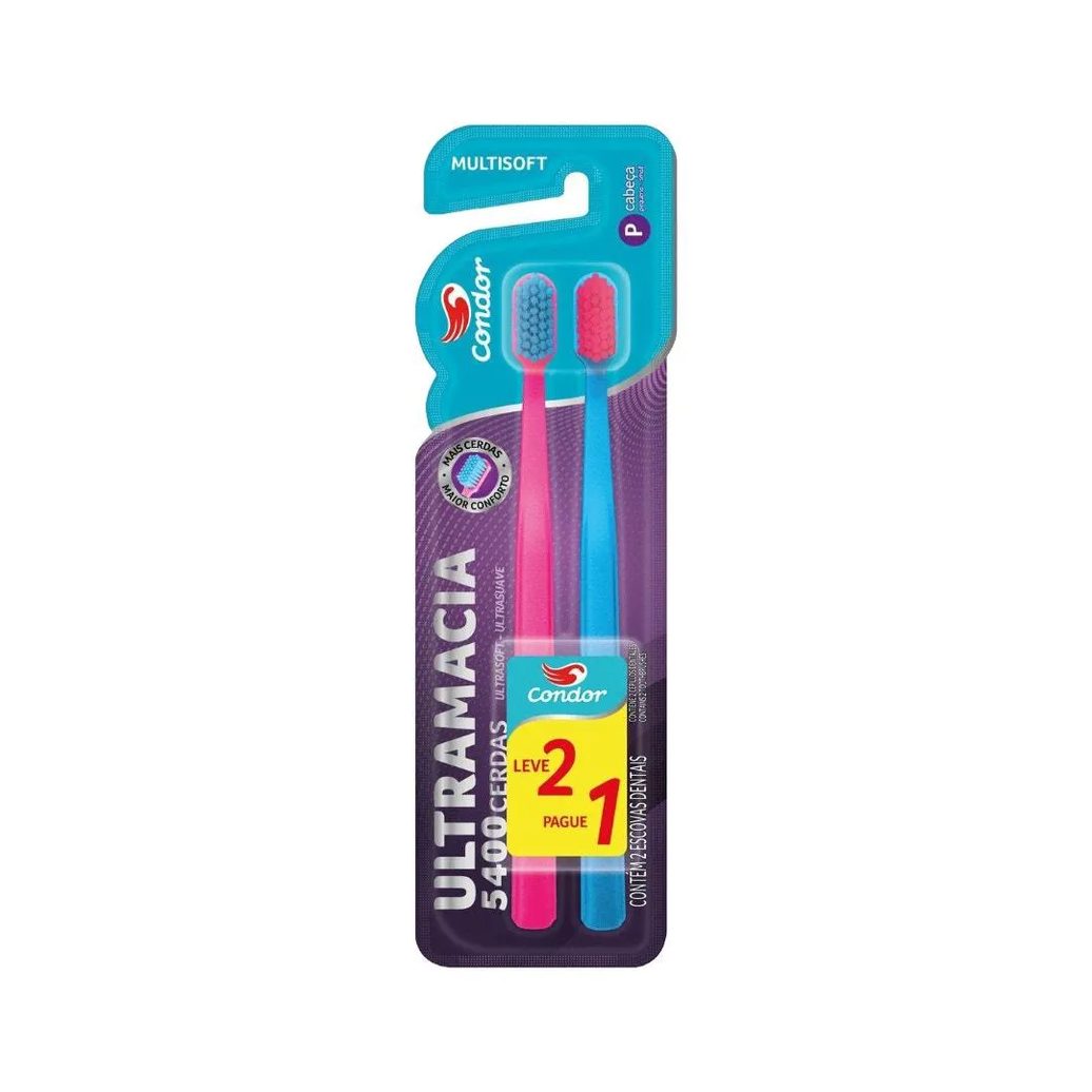 Escova Dental Condor Multisoft Ultramacia Leve 2 Pague 1