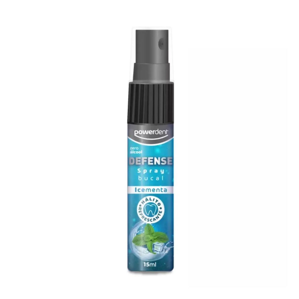 Spray Bucal Defense Ice Combate Mal Hálito 15 Ml Unidade Menta