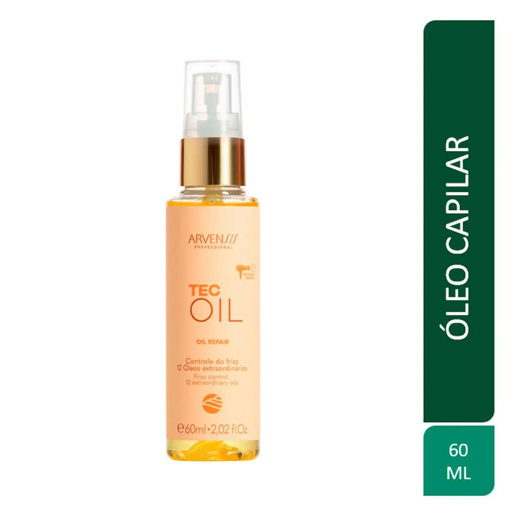 Óleo Capilar Finalizador Arvensis Tec Oil Oil Repair 60ml
