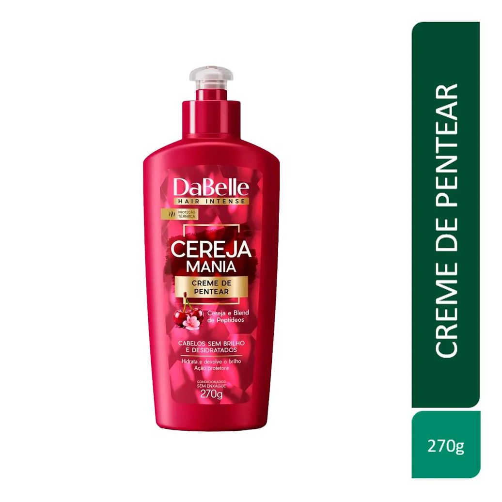 Creme de Pentear DaBelle Cereja Mania 270g