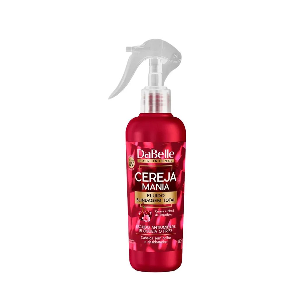 Fluido Blindagem Total Antifrizz DaBelle Cereja Mania 180ml